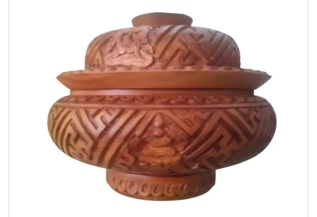 CARVING PARU TIBATAN WOODEN HANDICRAFT