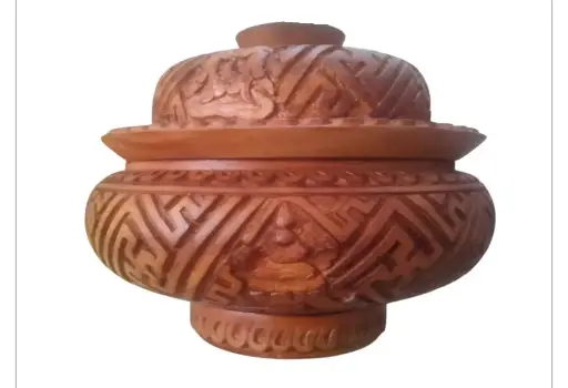 CARVING PARU TIBATAN WOODEN HANDICRAFT